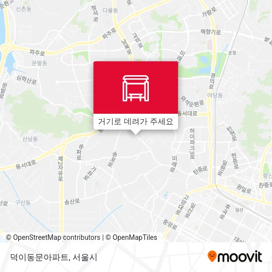 덕이동문아파트 지도