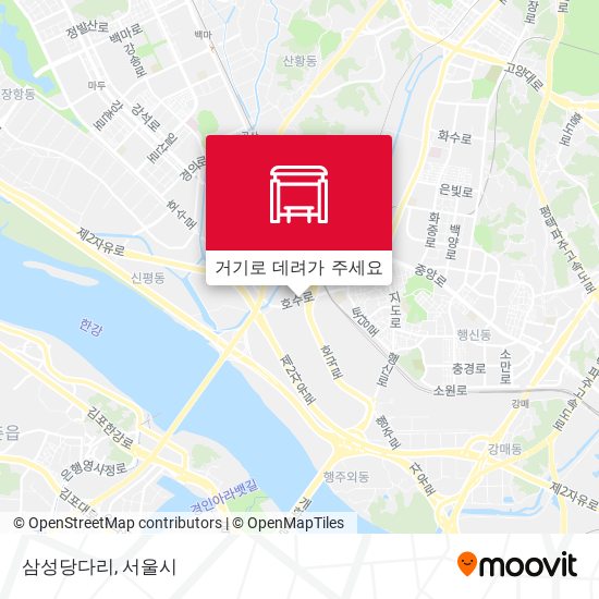 삼성당다리 지도
