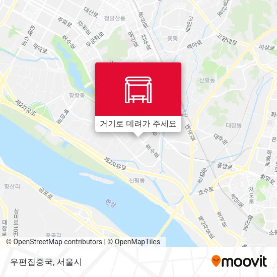 우편집중국 지도