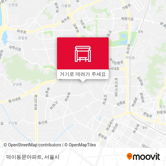 덕이동문아파트 지도