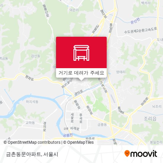 금촌동문아파트 지도