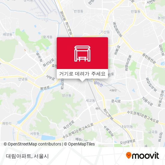 대림아파트 지도