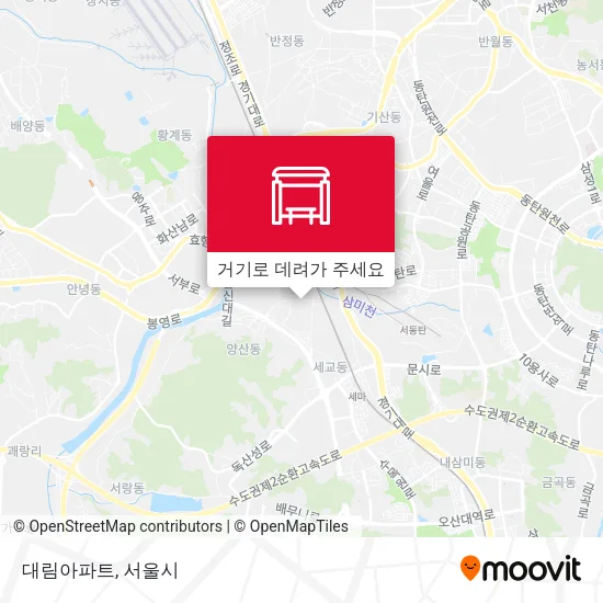 대림아파트 지도