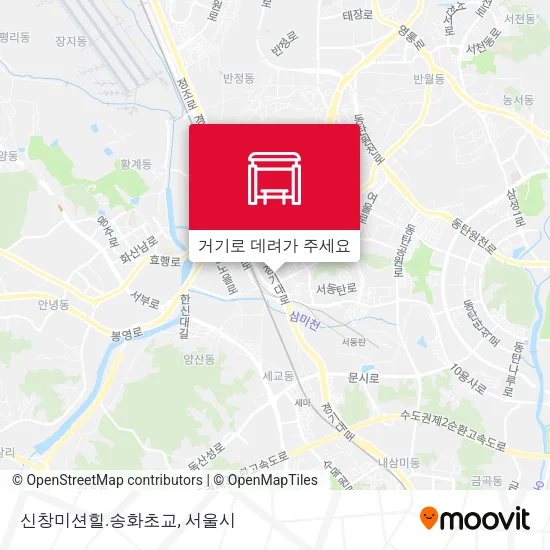 신창미션힐.송화초교 지도