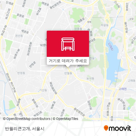 반월리큰고개 지도