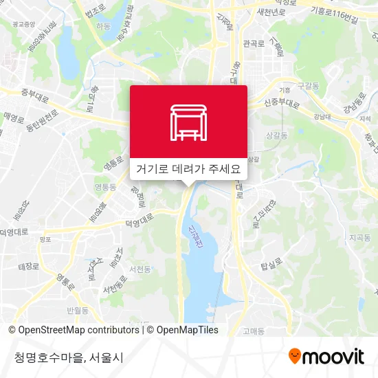 청명호수마을 지도