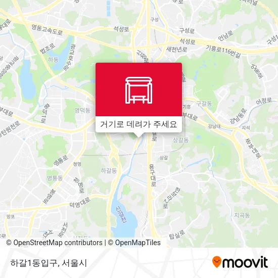 하갈1동입구 지도
