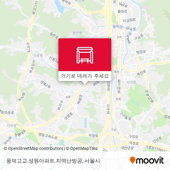 풍덕고교.성원아파트.지역난방공 지도