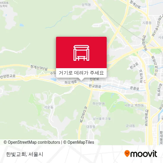 한빛교회 지도