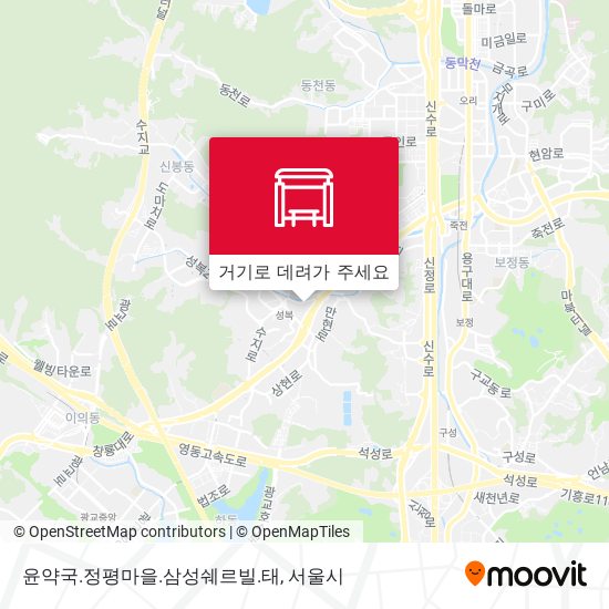 윤약국.정평마을.삼성쉐르빌.태 지도