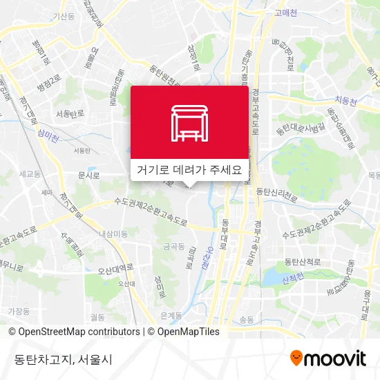 동탄차고지 지도