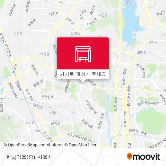 한빛마을(중) 지도