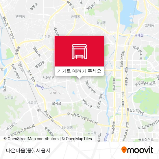 다은마을(중) 지도