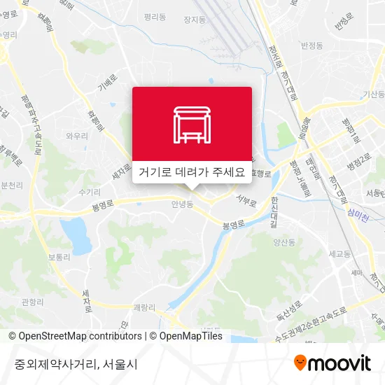 중외제약사거리 지도