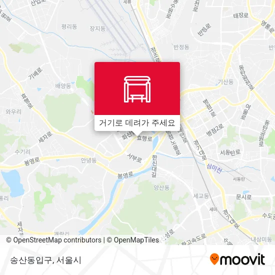 송산동입구 지도