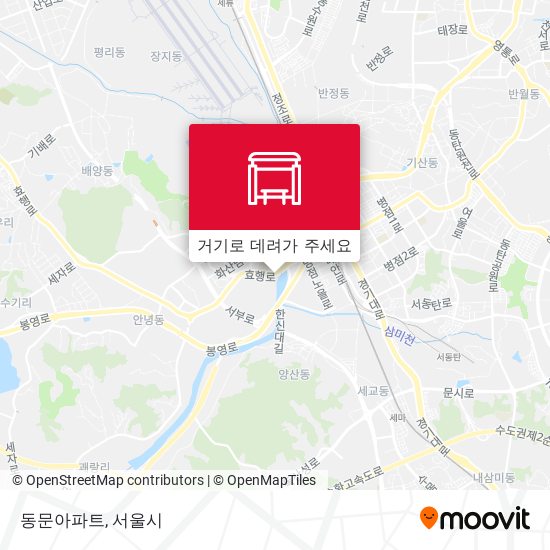 동문아파트 지도