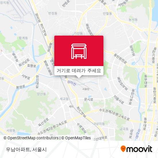 우남아파트 지도
