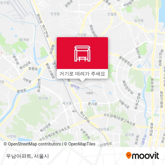 우남아파트 지도
