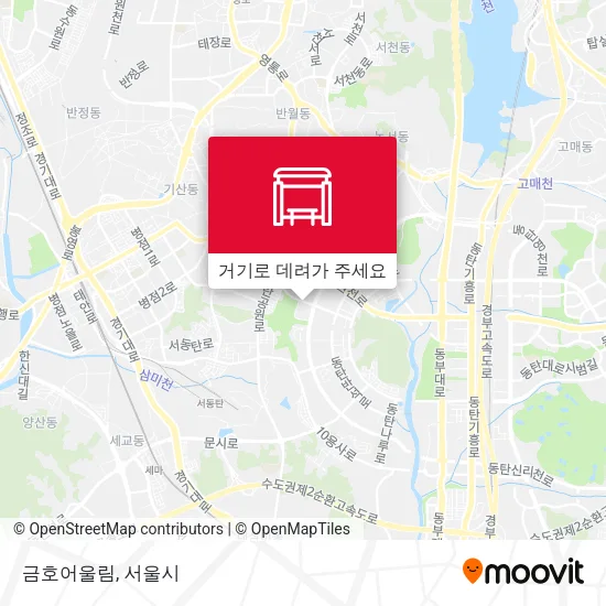 금호어울림 지도