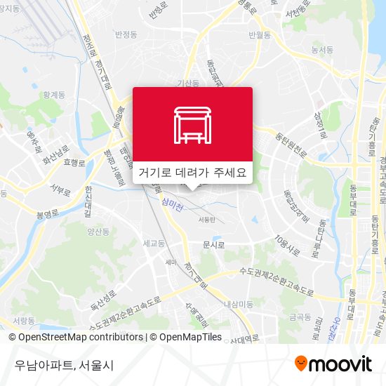 우남아파트 지도