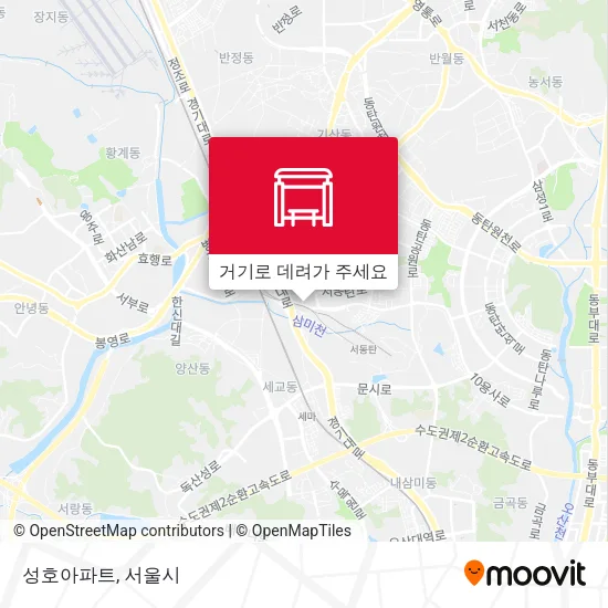 성호아파트 지도