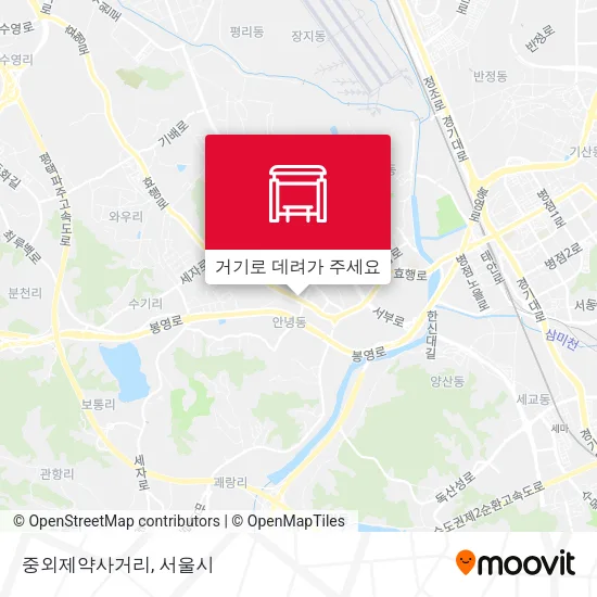 중외제약사거리 지도