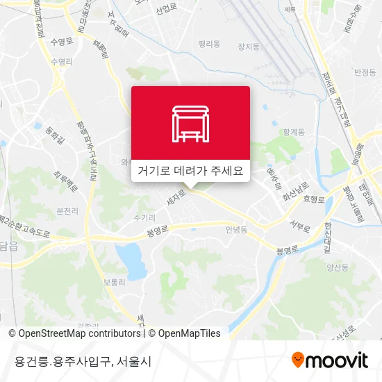 용건릉.용주사입구 지도