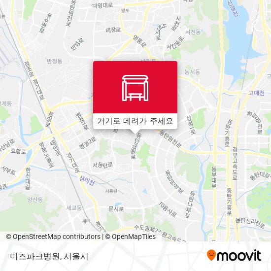 미즈파크병원 지도