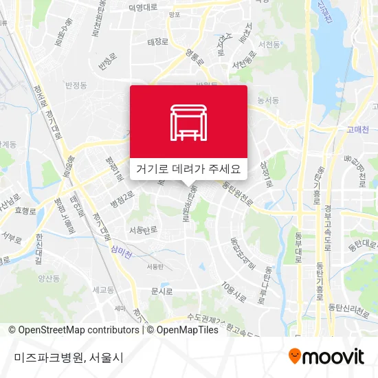 미즈파크병원 지도
