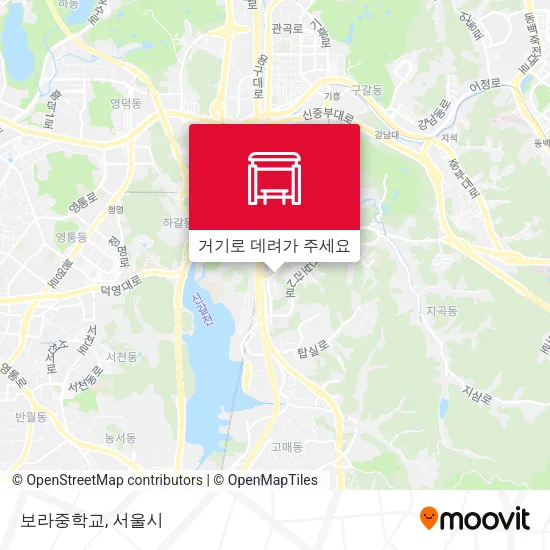보라중학교 지도