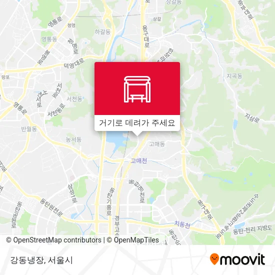 강동냉장 지도