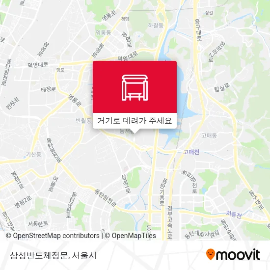 삼성반도체정문 지도