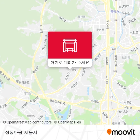 성동마을 지도