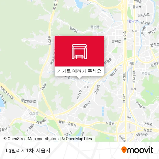 Lg빌리지1차 지도