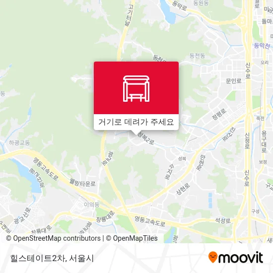 힐스테이트2차 지도