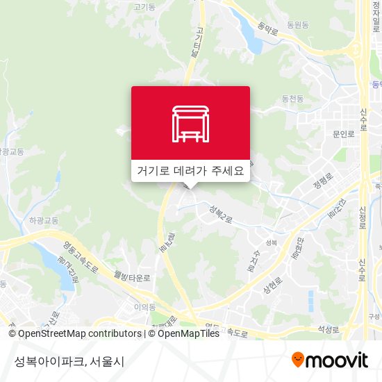 성복아이파크 지도