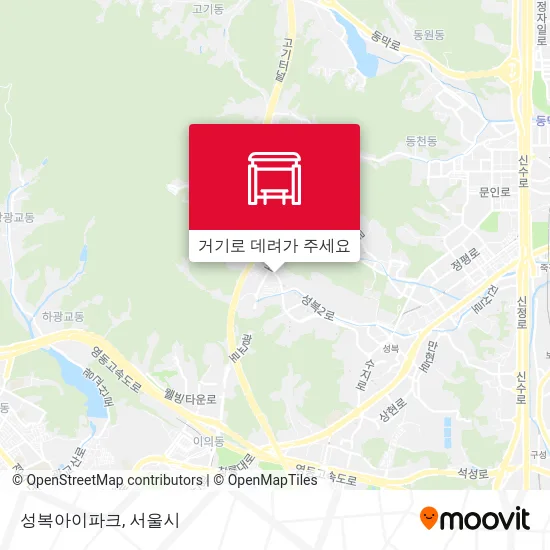 성복아이파크 지도