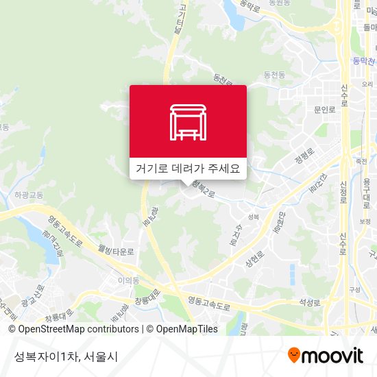 성복자이1차 지도