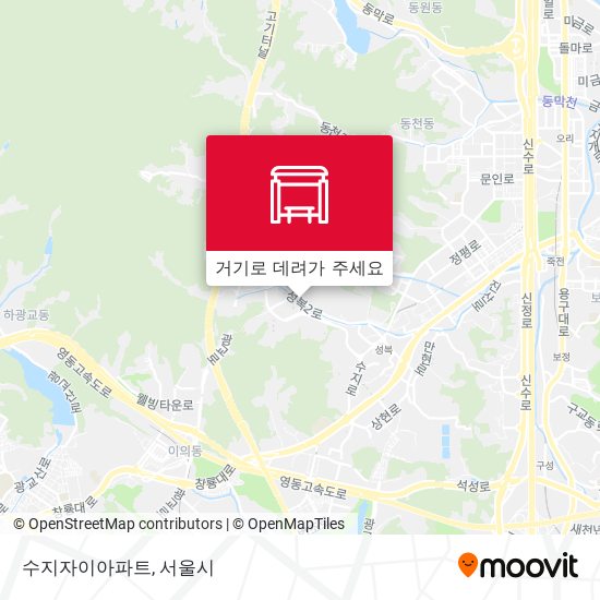 수지자이아파트 지도