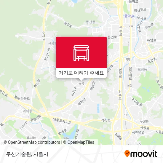 두산기술원 지도