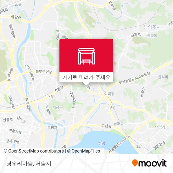 명우리마을 지도