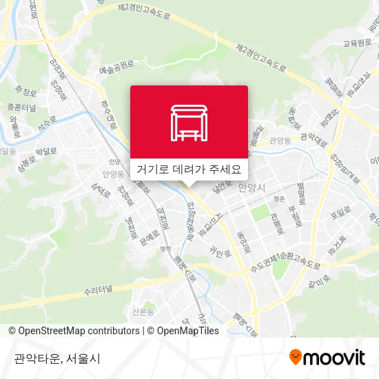 관악타운 지도