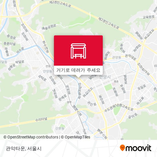 관악타운 지도