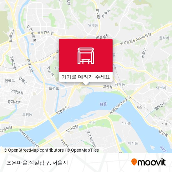 조은마을.석실입구 지도