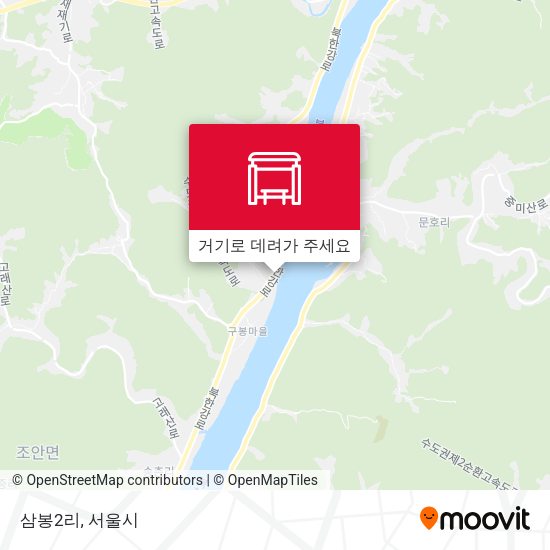 삼봉2리 지도