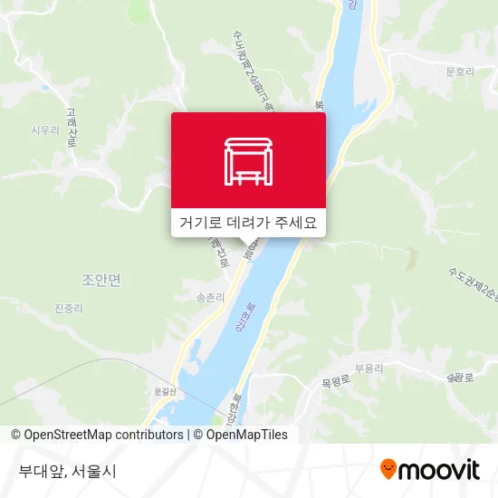 부대앞 지도