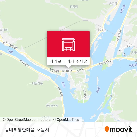 능내리봉안마을 지도