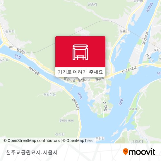 천주교공원묘지 지도