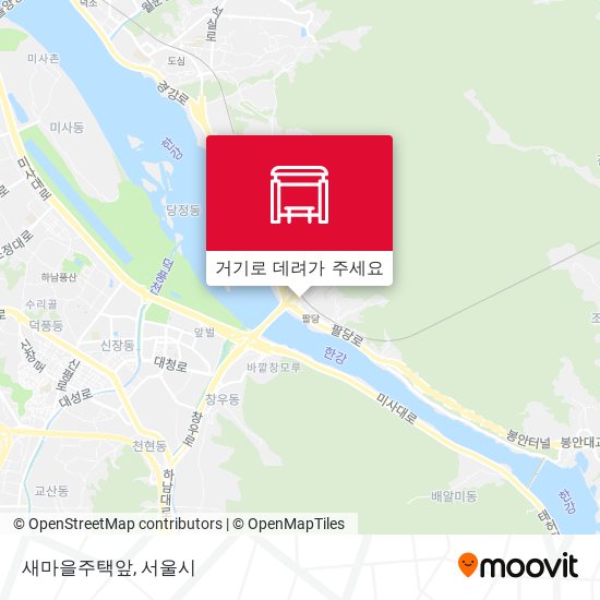 새마을주택앞 지도
