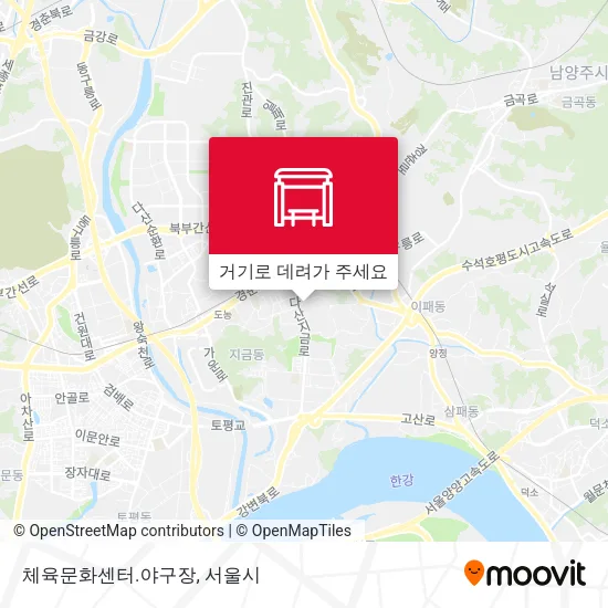 체육문화센터.야구장 지도